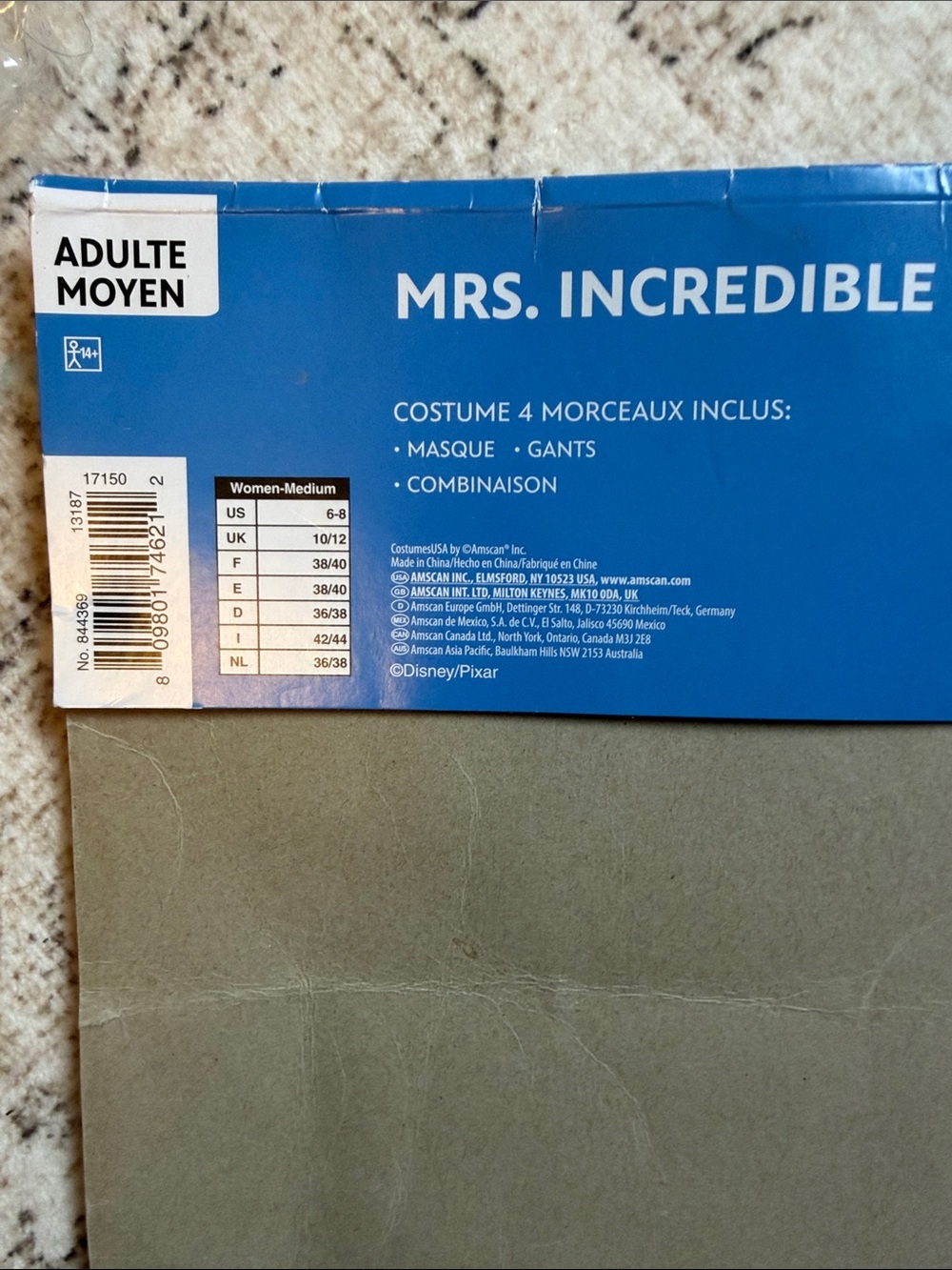 Disney Mrs. Incredible Costume - Red, Black & Yellow - Picture 3 of 10